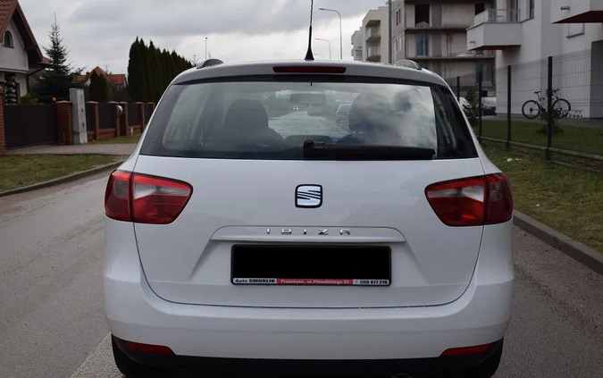 Seat Ibiza cena 18900 przebieg: 152102, rok produkcji 2011 z Kościan małe 301
